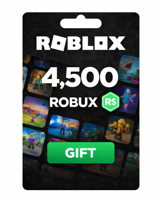 Roblox 4,500 Robux