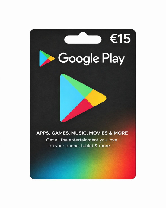 Google Play Gift 15 EUR
