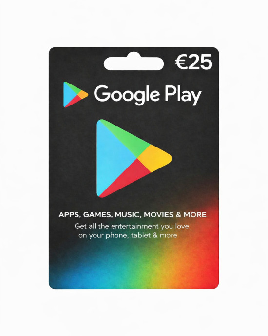 Google Play Card 25 EUR