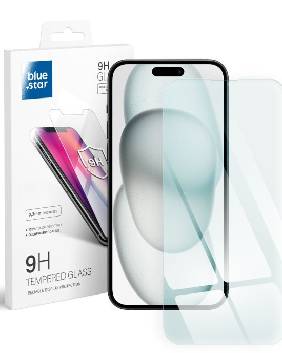 Tempered Glass Blue Star - IPHONE 15/16 Plus