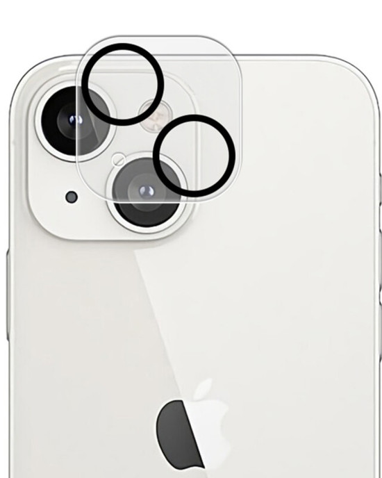 Lito - S+ Camera Glass Protector - iPhone 14 / 14 Plus - Black/Transparent