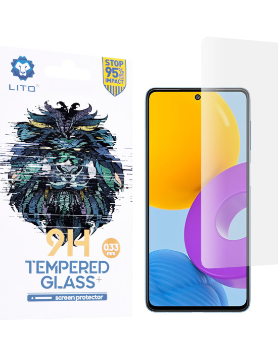 Lito - 2.5D Classic Glass - Samsung Galaxy M52 5G - Clear