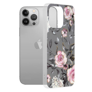 Techsuit - Marble Series - iPhone 13 Pro - Bloom of Ruth Gray