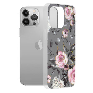 Techsuit - Marble Series - iPhone 13 Pro - Bloom of Ruth Gray