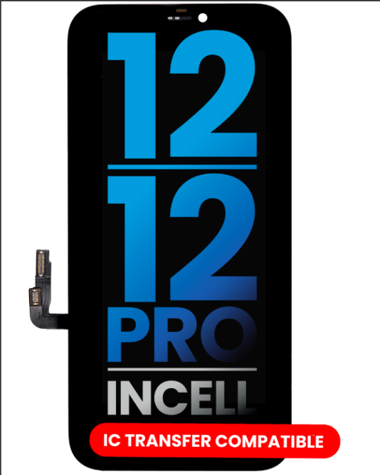 Οθόνη LCD Incell για iPhone 12 / 12 Pro (AQ7 Premium Aftermarket) – Μαύρη