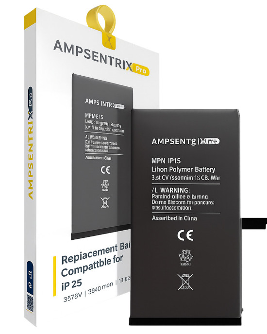 AmpSentrix Pro Μπαταρία Αντικατάστασης για iPhone 15