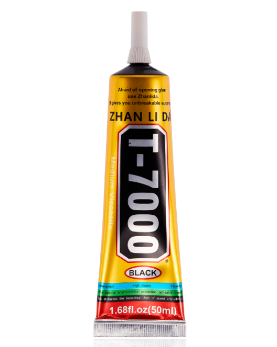 Zhanlida T7000 Μαύρη Κόλλα Πολλαπλών Χρήσεων & Οθονών (50ml)