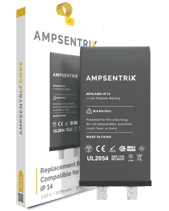 AmpSentrix Core Μπαταρία Πυρήνα για iPhone 14 (Spot Welding Required)