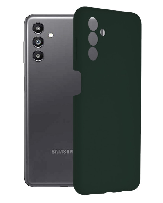Techsuit - Soft Edge Silicone - Samsung Galaxy A13 5G / A04s - Dark Green