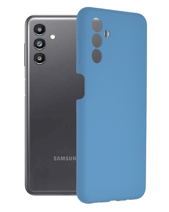 Techsuit - Soft Edge Silicone - Samsung Galaxy A13 5G / A04s - Denim Blue
