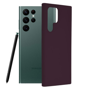Techsuit - Soft Edge Silicone - Samsung Galaxy S22 Ultra - Plum Violet