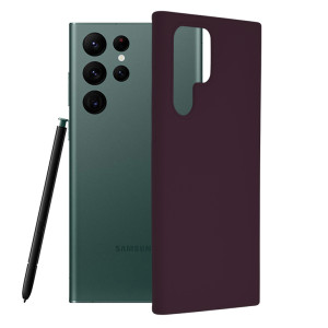 Techsuit - Soft Edge Silicone - Samsung Galaxy S22 Ultra - Plum Violet