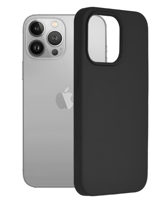 Techsuit - Soft Edge Silicone - iPhone 13 Pro - Black
