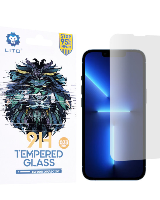 Lito - 2.5D Classic Glass - iPhone 13 Pro Max / iPhone 14 Plus - Clear
