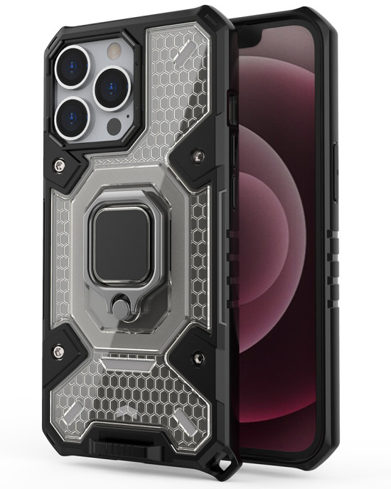Techsuit - Honeycomb Armor - iPhone 13 Pro - Black