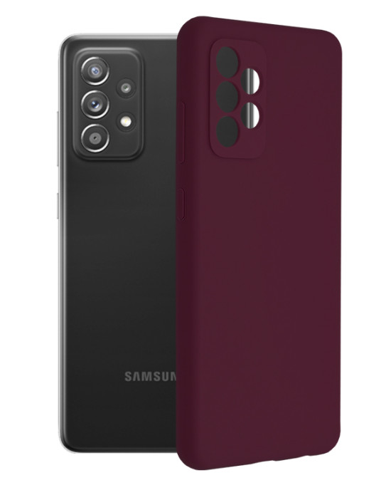 Techsuit - Soft Edge Silicone - Samsung Galaxy A72 4G / A72 5G - Plum Violet