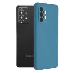 Techsuit - Soft Edge Silicone - Samsung Galaxy A72 4G / A72 5G - Denim Blue