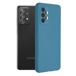 Techsuit - Soft Edge Silicone - Samsung Galaxy A72 4G / A72 5G - Denim Blue