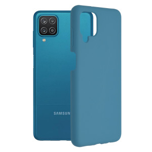Techsuit - Soft Edge Silicone - Samsung Galaxy A12 / A12 Nacho - Denim Blue