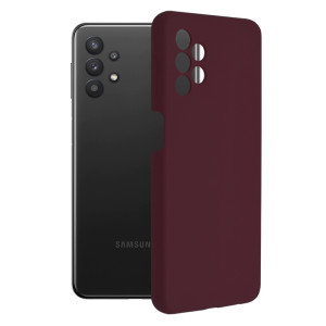 Techsuit - Soft Edge Silicone - Samsung Galaxy A32 5G - Plum Violet