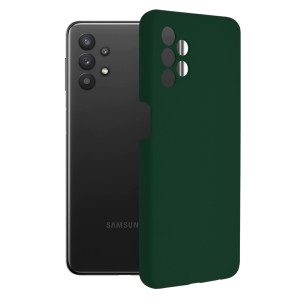 Techsuit - Soft Edge Silicone - Samsung Galaxy A32 5G - Dark Green