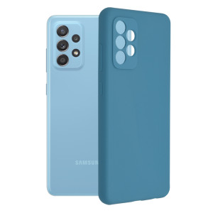 Techsuit - Soft Edge Silicone - Samsung Galaxy A52 4G / A52 5G / A52s 5G - Denim Blue