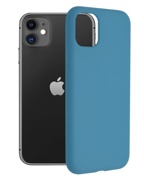 Techsuit - Soft Edge Silicone - iPhone 11 - Denim Blue
