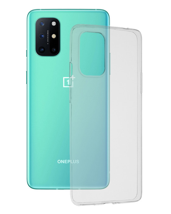 Techsuit - Clear Silicone - OnePlus 8T - Transparent