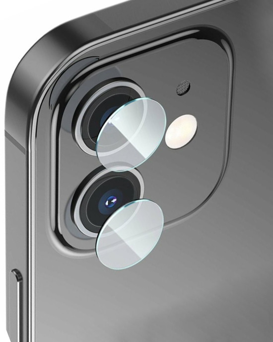 Mocolo - Full Clear Camera Glass - iPhone 12 Mini - Transparent