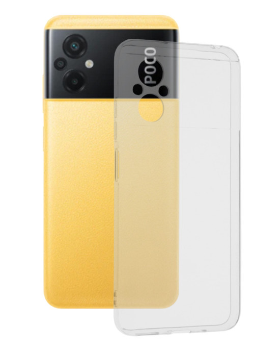 Techsuit - Clear Silicone - Xiaomi Poco M5 - Transparent