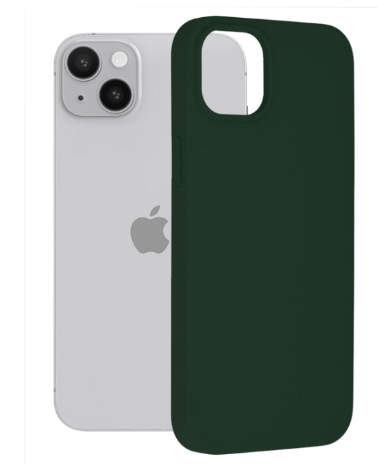 Techsuit - Soft Edge Silicone - iPhone 14 Plus - Dark Green