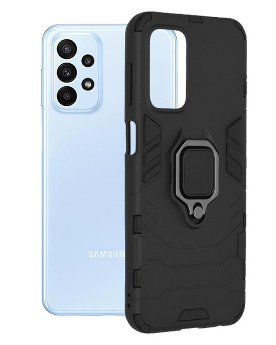 Techsuit - Silicone Shield - Samsung Galaxy A23 4G / A23 5G - Black