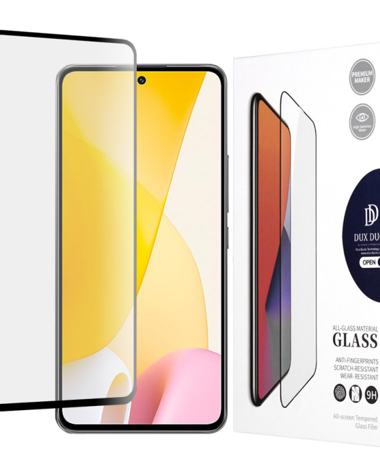 Dux Ducis - Tempered Glass - Xiaomi 12 Lite - Black