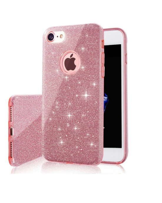 Glitter 3in1 case for Xiaomi Redmi Note 10 Pro / 10 Pro Max pink