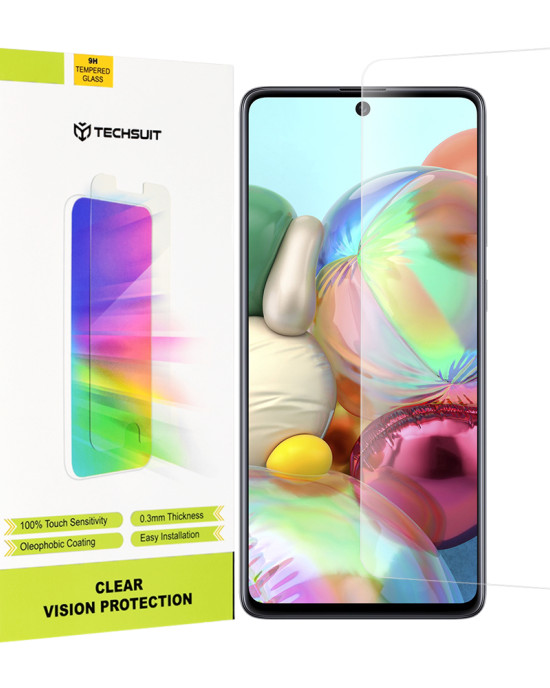 Techsuit - Clear Vision Glass - Samsung Galaxy A71 4G / A71 5G / Note 10 Lite / M51 - Transparent