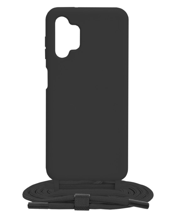 Techsuit - Crossbody Lanyard - Samsung Galaxy A13 4G - Black