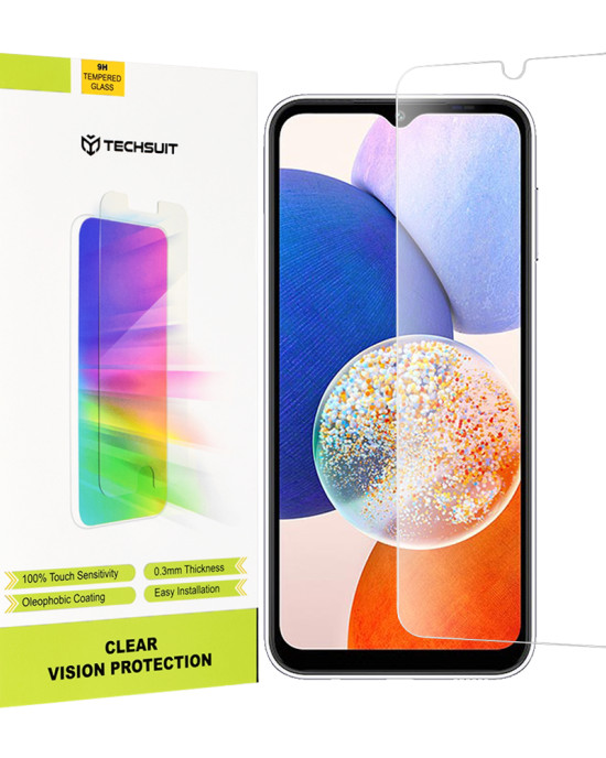 Techsuit - Clear Vision Glass - Samsung Galaxy A14 4G / A14 5G - Transparent