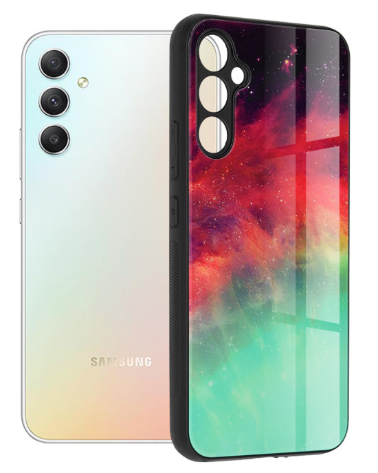 Techsuit - Glaze Series - Samsung Galaxy A34 5G - Fiery Ocean