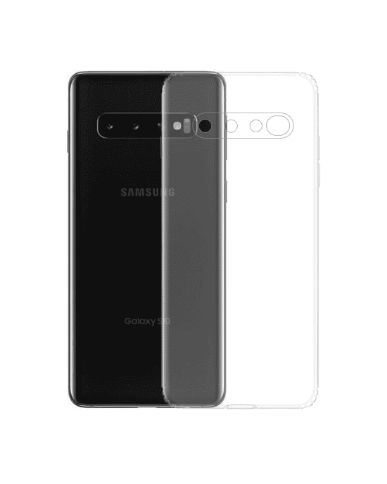 Θήκη σιλικόνης No brand, για το Samsung Galaxy S10 Plus, Διαφανής - 51614