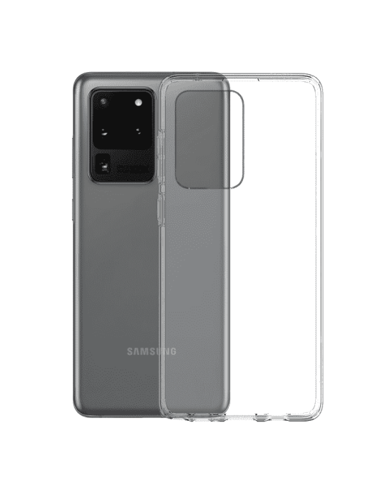 Θήκη σιλικόνης No brand, για το Samsung Galaxy S20 Ultra, Slim, Διαφανής - 51701