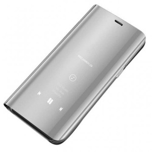 Clear View Cover Samsung Galaxy S10 Ασημί - OEM - Ασημί - Galaxy S10