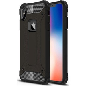 Hybrid Armor Back Cover Μαύρο (iPhone XS Max)