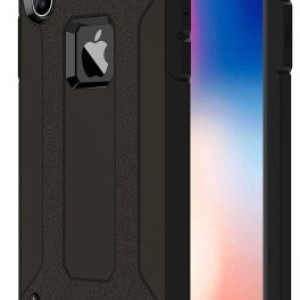 Hybrid Armor Back Cover Μαύρο (iPhone XS Max)