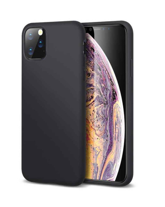 Θήκη Σιλικόνης My Colors Sonique Apple iPhone 11 Μαύρο