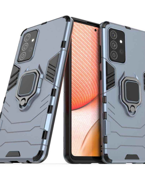Ring Armor Kickstand magnetic car holder Samsung Galaxy A72 4G Μπλέ - OEM - Μπλέ - Galaxy A72 4G