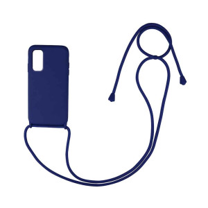 Θήκη Σιλικόνης με Κορδόνι CarryHang Sonique Samsung Galaxy S20 FE 4G/5G Μπλε Σκούρο