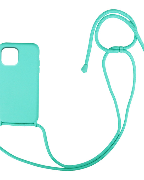 Θήκη Σιλικόνης με Κορδόνι CarryHang Sonique Apple iPhone 13 Γαλάζιο
