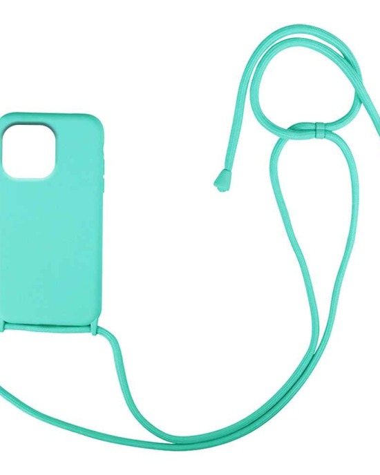 Θήκη Σιλικόνης με Κορδόνι CarryHang Sonique Apple iPhone 13 Pro Γαλάζιο