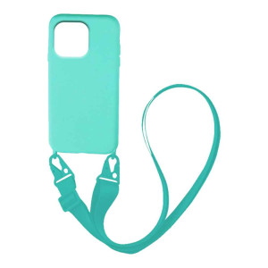 Θήκη Σιλικόνης με Strap CarryHang Sonique Apple iPhone 13 Pro Max Γαλάζιο