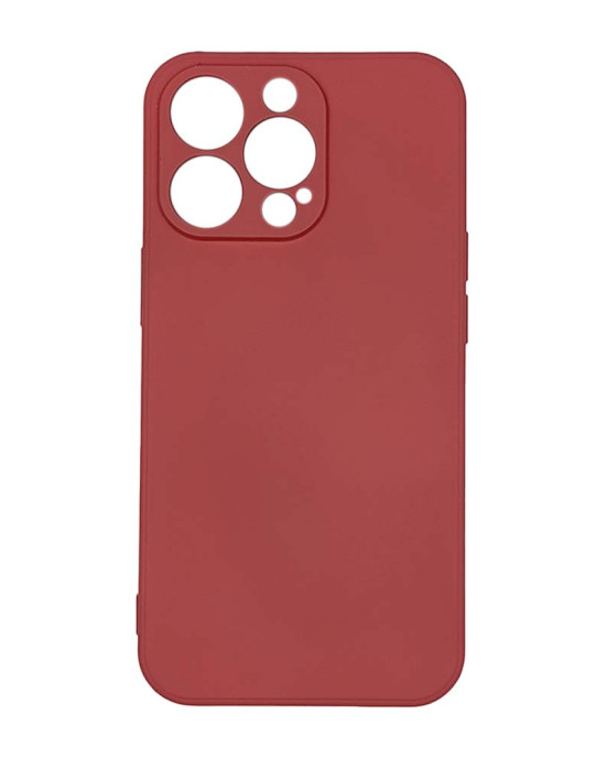 Θήκη Σιλικόνης My Colors Sonique Apple iPhone 13 Pro Max Μπορντό Ανοιχτό